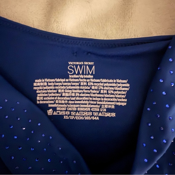 Victoria’s Secret blue bling rhinestone bikini size xs - Picture 5 of 5